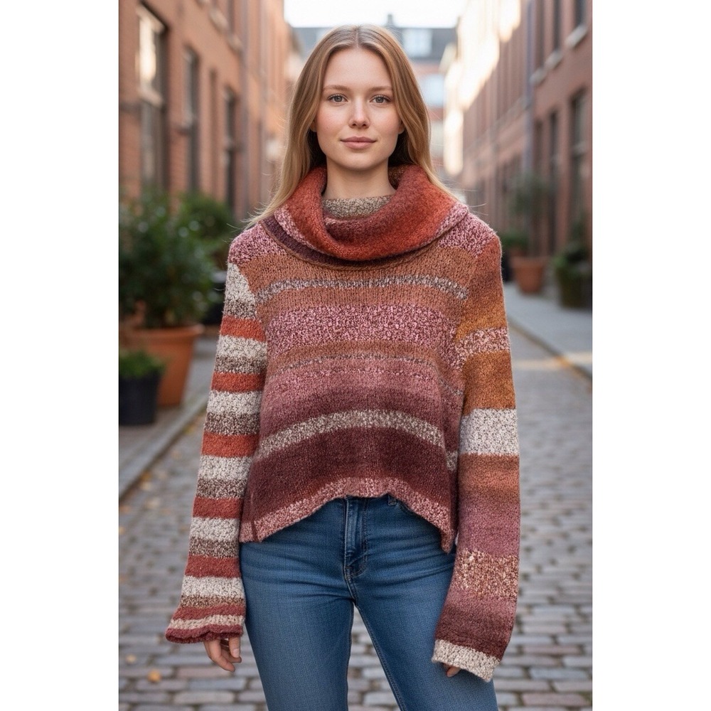 Free People My Girl Turtleneck Sweater Large